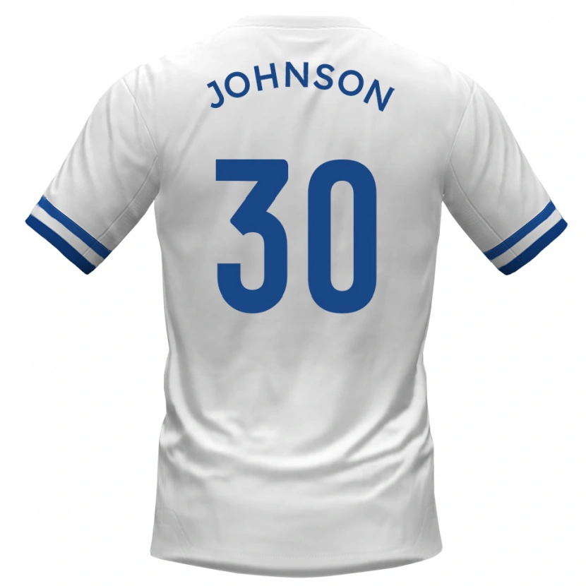 Danxen Criança Camisola Cody Johnson #30 Branco Azul Alternativa 2025/26 Camisa Brasil