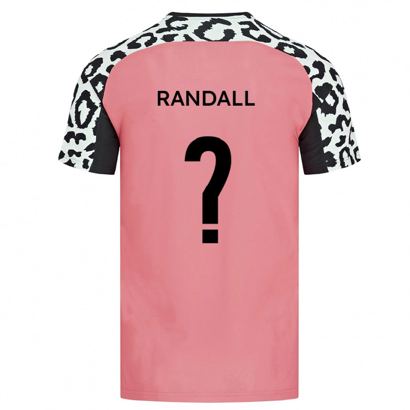 Danxen Criança Camisola Estelle Randall #0 Rosa Preto Alternativa 2025/26 Camisa Brasil