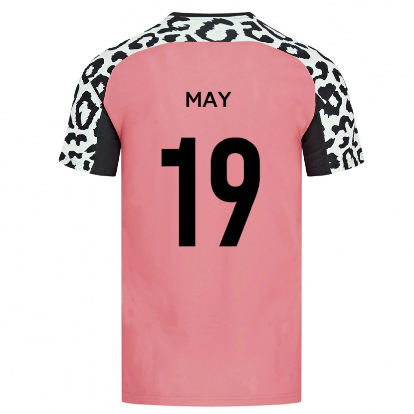 Danxen Criança Camisola Adam May #19 Rosa Preto Alternativa 2025/26 Camisa Brasil