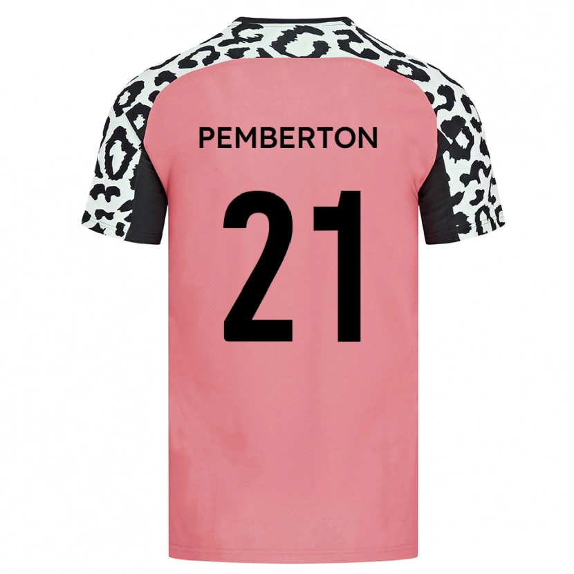 Danxen Criança Camisola Tre Pemberton #21 Rosa Preto Alternativa 2025/26 Camisa Brasil