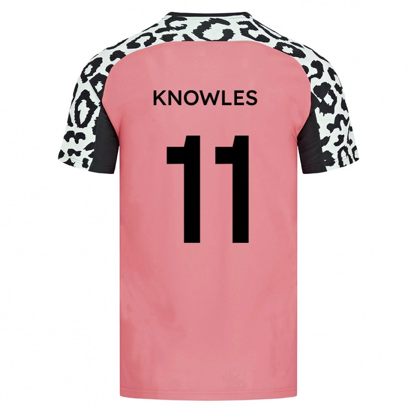 Danxen Criança Camisola Tom Knowles #11 Rosa Preto Alternativa 2025/26 Camisa Brasil