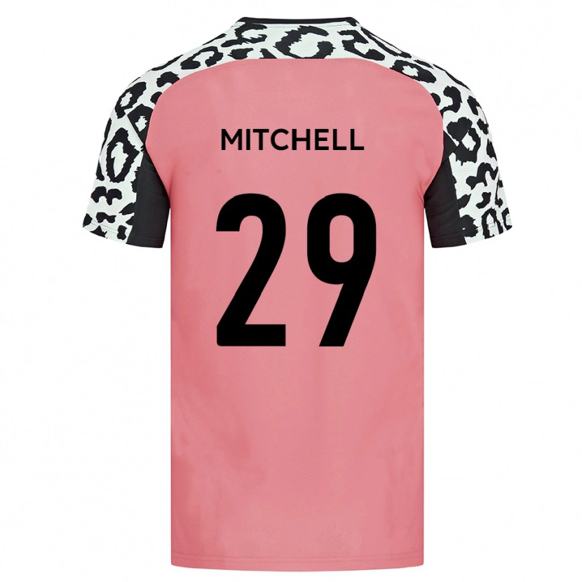 Danxen Criança Camisola Kairo Mitchell #29 Rosa Preto Alternativa 2025/26 Camisa Brasil