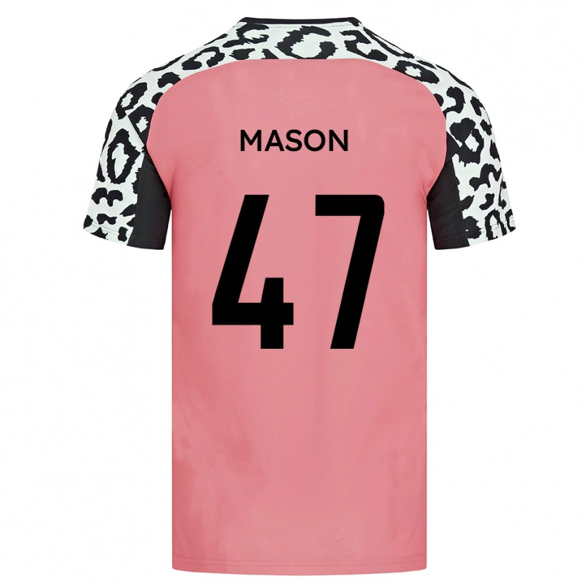 Danxen Criança Camisola Preston Mason #47 Rosa Preto Alternativa 2025/26 Camisa Brasil
