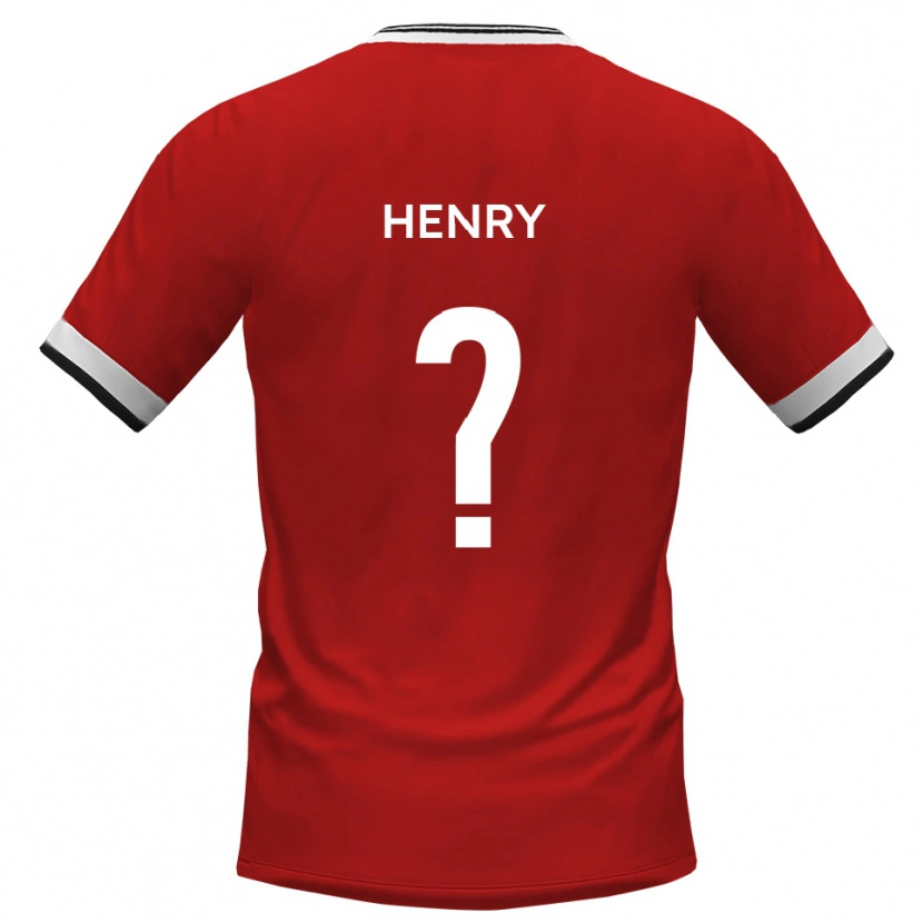 Danxen Criança Camisola James Henry #0 Branco Preto Alternativa 2025/26 Camisa Brasil