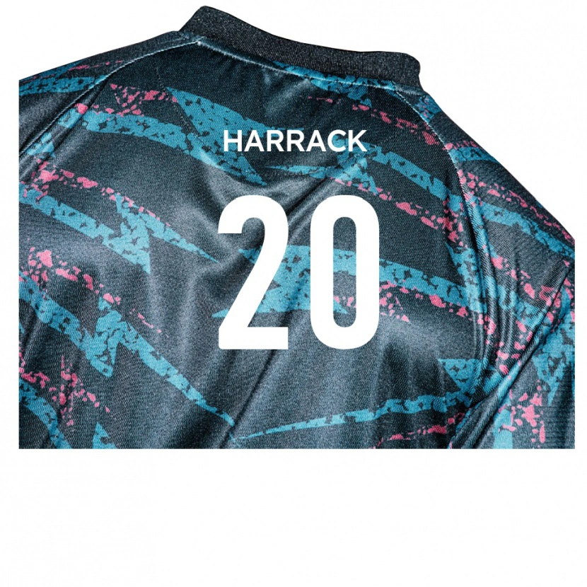 Danxen Criança Camisola Kayden Harrack #20 Preto Azul Marinho Alternativa 2025/26 Camisa Brasil