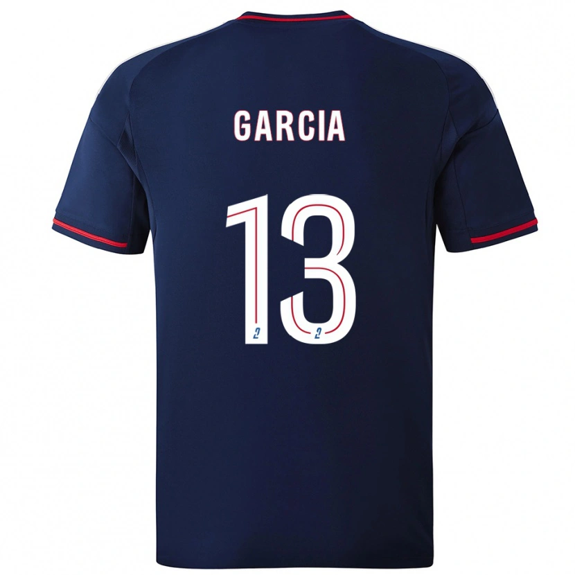 Danxen Criança Camisola Angel Garcia #13 Azul Marinho Vermelho Alternativa 2025/26 Camisa Brasil