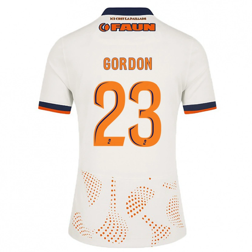 Danxen Criança Camisola Sh'nia Gordon #23 Branco Laranja Alternativa 2025/26 Camisa Brasil