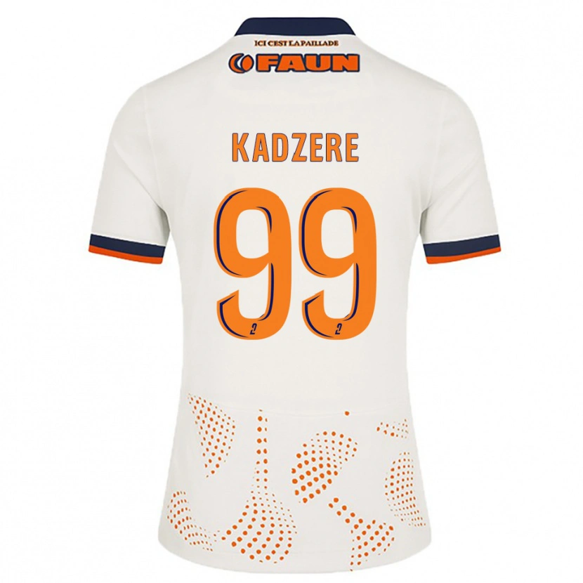 Danxen Criança Camisola Rose Kadzere #99 Branco Laranja Alternativa 2025/26 Camisa Brasil