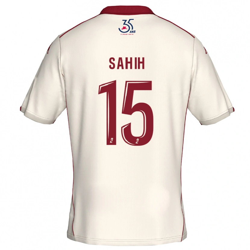 Danxen Criança Camisola Yanis Sahih #15 Branco Vinho Alternativa 2025/26 Camisa Brasil