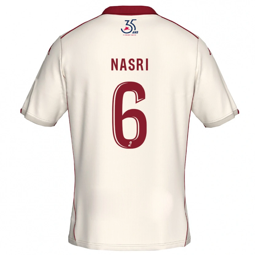 Danxen Criança Camisola Rayane Nasri #6 Branco Vinho Alternativa 2025/26 Camisa Brasil