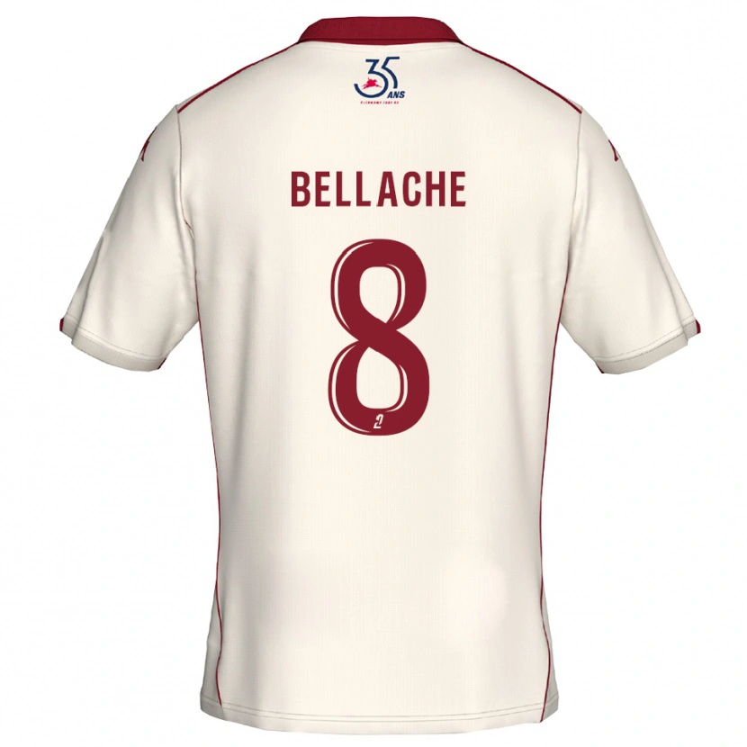 Danxen Criança Camisola Yuliwes Bellache #8 Branco Vinho Alternativa 2025/26 Camisa Brasil