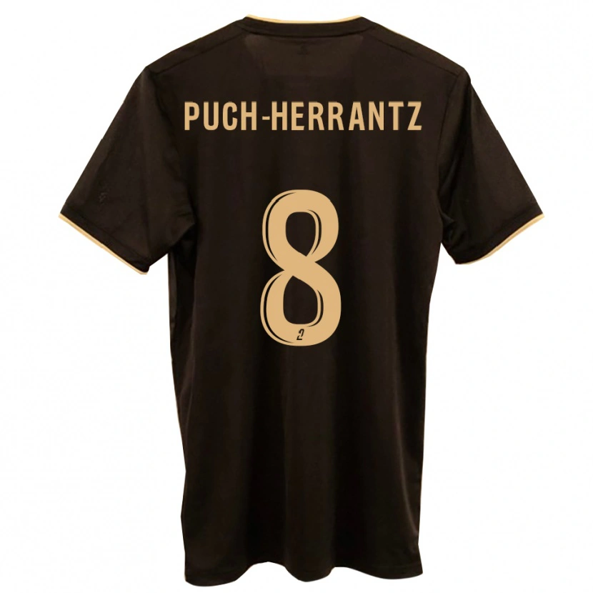 Danxen Criança Camisola Mehdi Puch-Herrantz #8 Azul Vermelho Alternativa 2025/26 Camisa Brasil