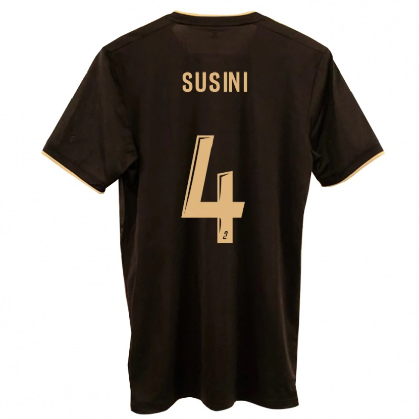 Danxen Criança Camisola Raphaël Susini #4 Azul Vermelho Alternativa 2025/26 Camisa Brasil