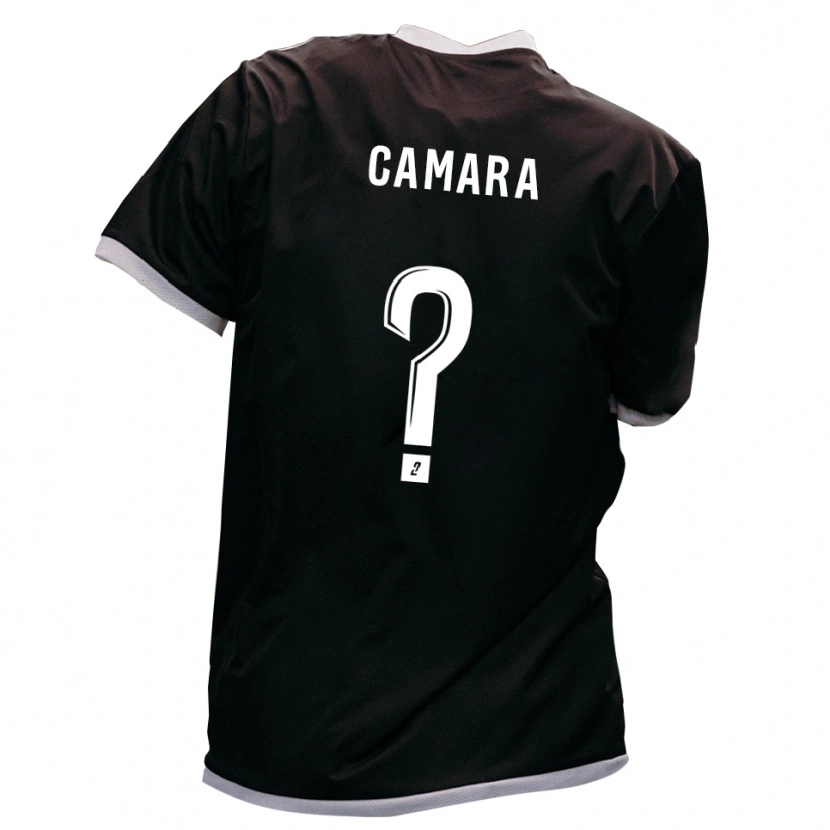 Danxen Criança Camisola Mamadou Camara #0 Preto Dourado Alternativa 2025/26 Camisa Brasil