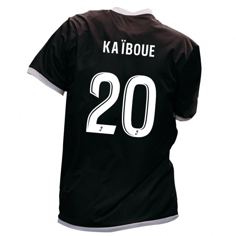 Danxen Criança Camisola Kylian Kaïboue #20 Preto Dourado Alternativa 2025/26 Camisa Brasil