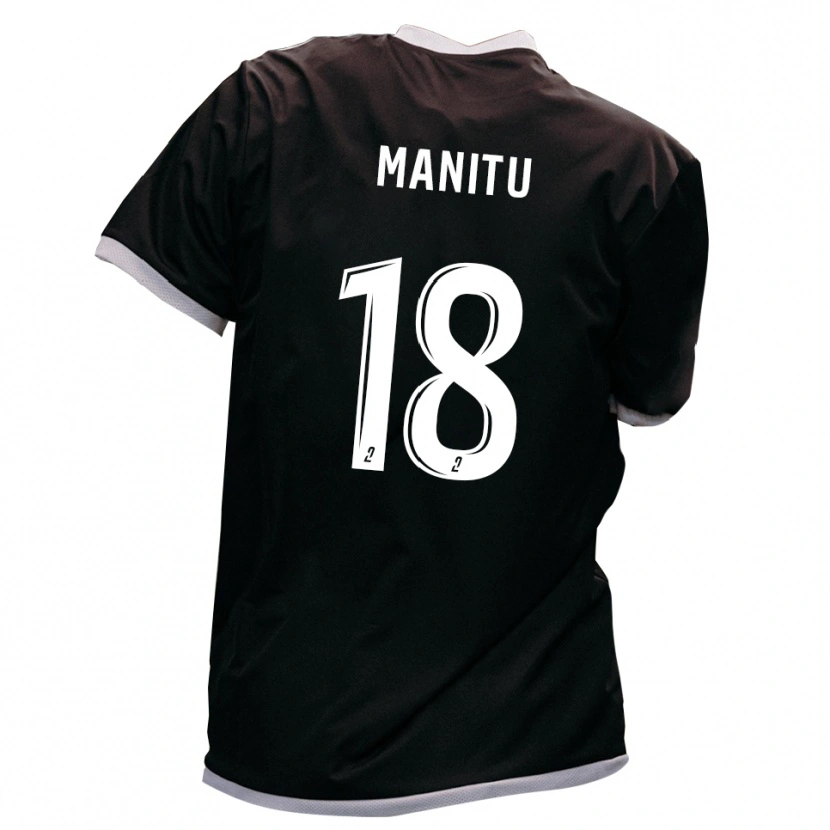 Danxen Criança Camisola Messy Manitu #18 Preto Dourado Alternativa 2025/26 Camisa Brasil