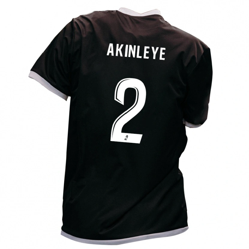 Danxen Criança Camisola Daniel Akinleye #2 Preto Dourado Alternativa 2025/26 Camisa Brasil
