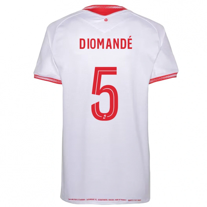 Danxen Criança Camisola Paul Diomandé #5 Preto Vermelho Alternativa 2025/26 Camisa Brasil