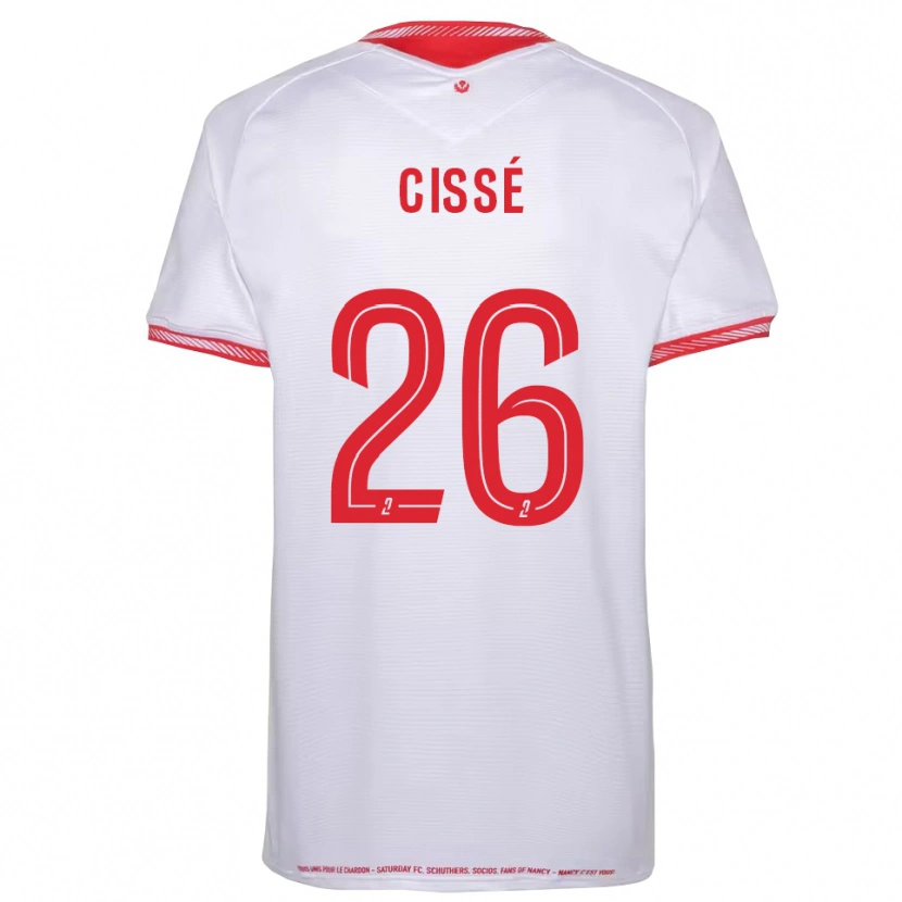 Danxen Criança Camisola Sidi Cissé #26 Preto Vermelho Alternativa 2025/26 Camisa Brasil