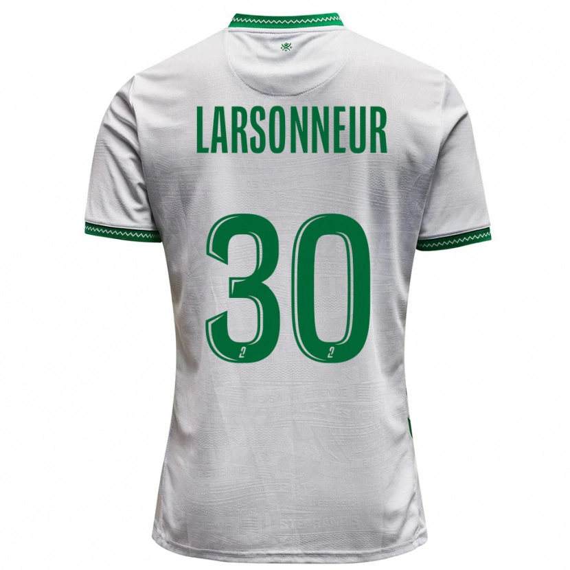 Danxen Criança Camisola Gautier Larsonneur #30 Branco Verde Alternativa 2025/26 Camisa Brasil