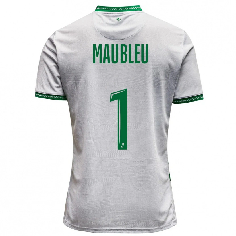 Danxen Criança Camisola Brice Maubleu #1 Branco Verde Alternativa 2025/26 Camisa Brasil
