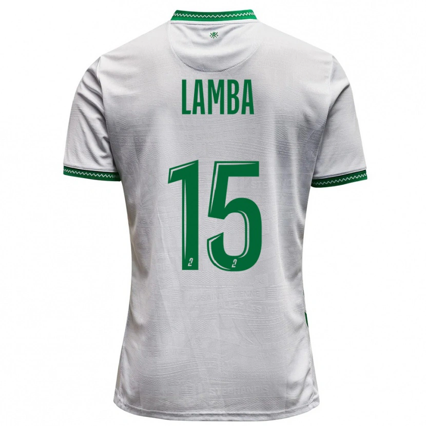Danxen Criança Camisola Chico Lamba #15 Branco Verde Alternativa 2025/26 Camisa Brasil