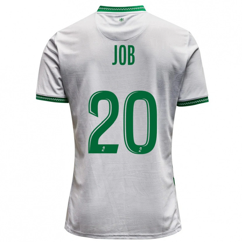 Danxen Criança Camisola Taëryne Job #20 Branco Verde Alternativa 2025/26 Camisa Brasil