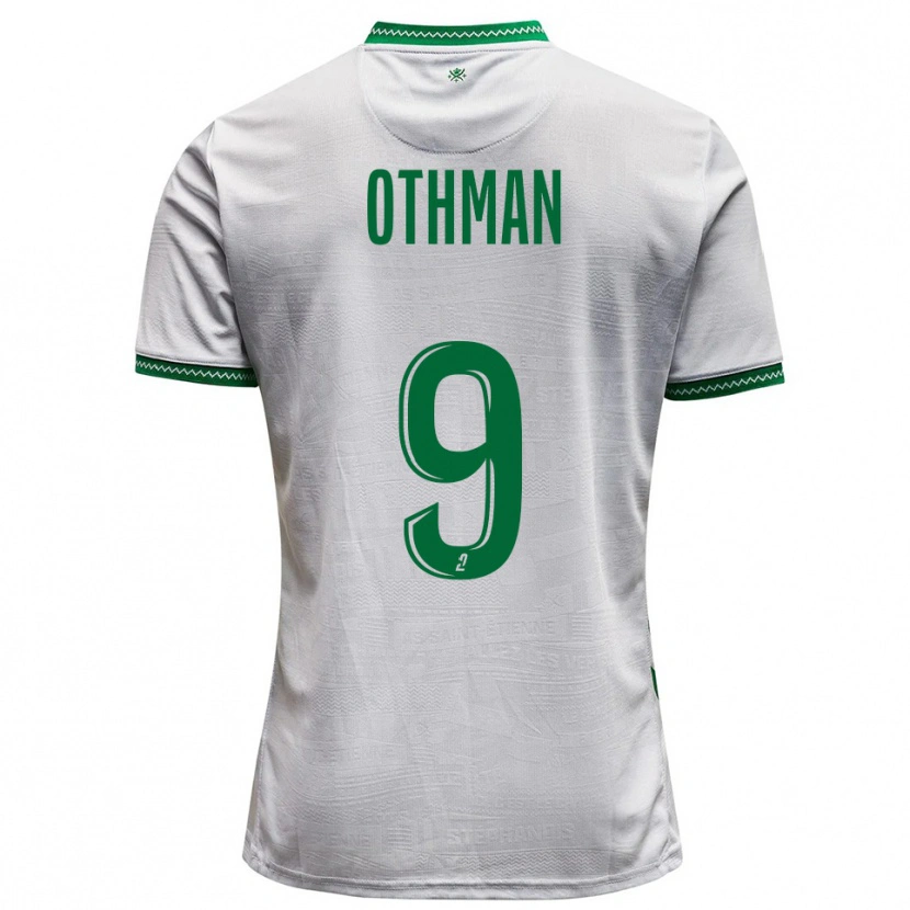 Danxen Criança Camisola Jibril Othman #9 Branco Verde Alternativa 2025/26 Camisa Brasil