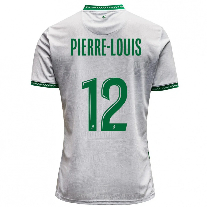 Danxen Criança Camisola Amandine Pierre-Louis #12 Branco Verde Alternativa 2025/26 Camisa Brasil