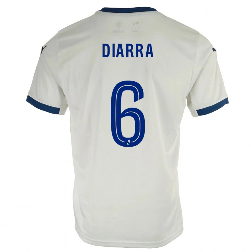 Danxen Criança Camisola Salimou Diarra #6 Branco Azul Alternativa 2025/26 Camisa Brasil