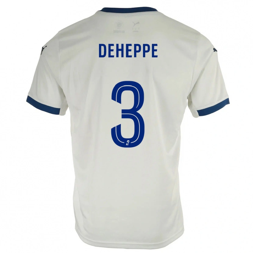 Danxen Criança Camisola Nathan Deheppe #3 Branco Azul Alternativa 2025/26 Camisa Brasil