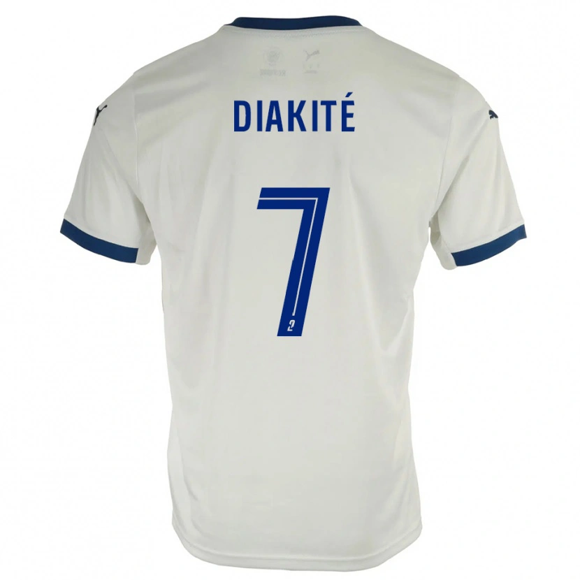 Danxen Criança Camisola Amadou Diakité #7 Branco Azul Alternativa 2025/26 Camisa Brasil