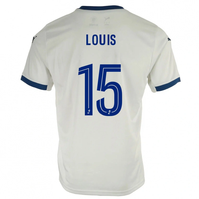 Danxen Criança Camisola Thémis Louis #15 Branco Azul Alternativa 2025/26 Camisa Brasil