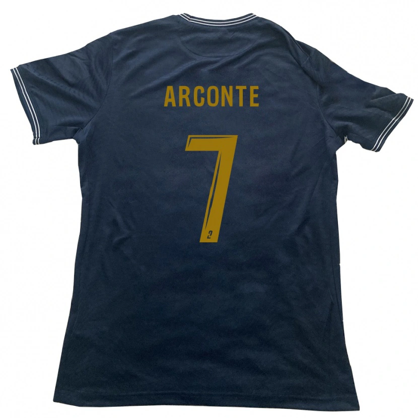 Danxen Criança Camisola Taïryk Arconte #7 Azul Marinho Dourado Alternativa 2025/26 Camisa Brasil