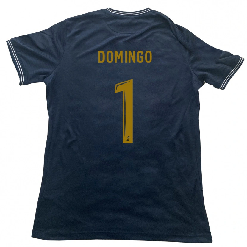 Danxen Criança Camisola Ismaël Domingo #1 Azul Marinho Dourado Alternativa 2025/26 Camisa Brasil