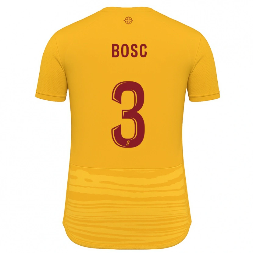 Danxen Criança Camisola Tom Bosc #3 Laranja Borgonha Alternativa 2025/26 Camisa Brasil
