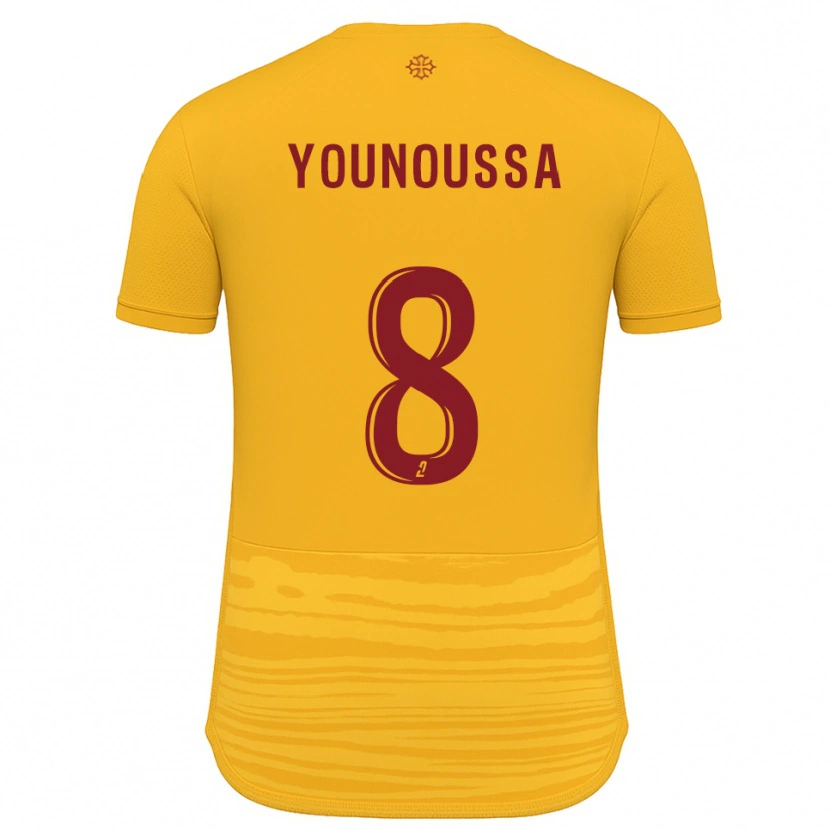 Danxen Criança Camisola Wilitty Younoussa #8 Laranja Borgonha Alternativa 2025/26 Camisa Brasil