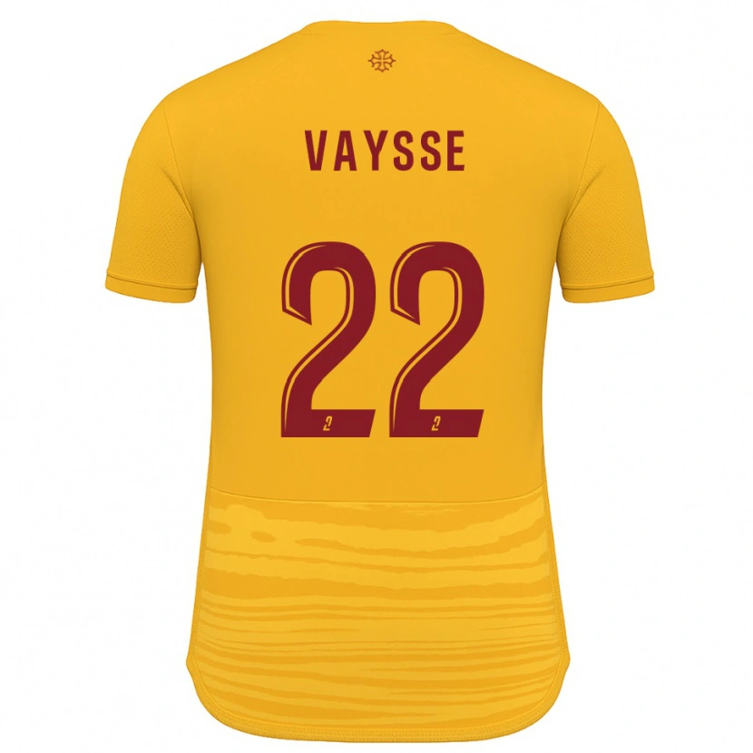 Danxen Criança Camisola Sophie Vaysse #22 Laranja Borgonha Alternativa 2025/26 Camisa Brasil