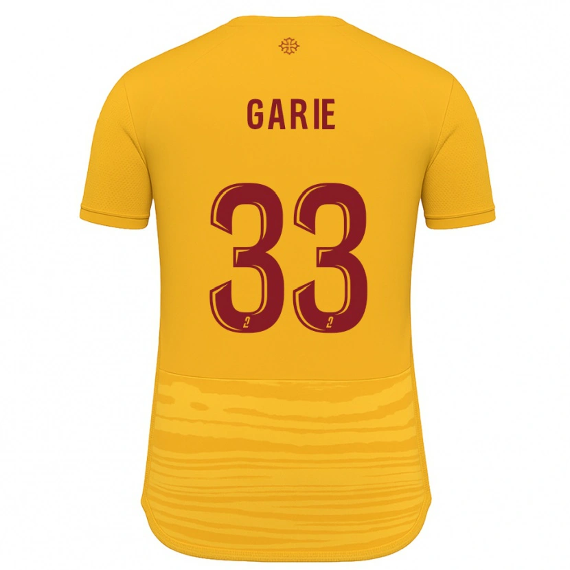 Danxen Criança Camisola Hugo Garie #33 Laranja Borgonha Alternativa 2025/26 Camisa Brasil