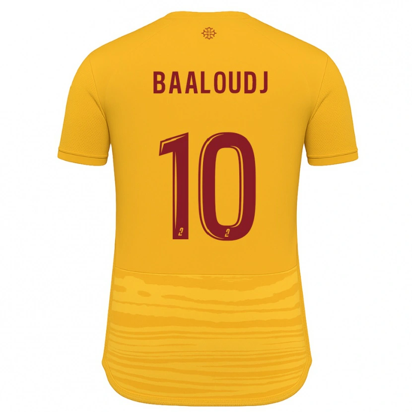 Danxen Criança Camisola Mehdi Baaloudj #10 Laranja Borgonha Alternativa 2025/26 Camisa Brasil