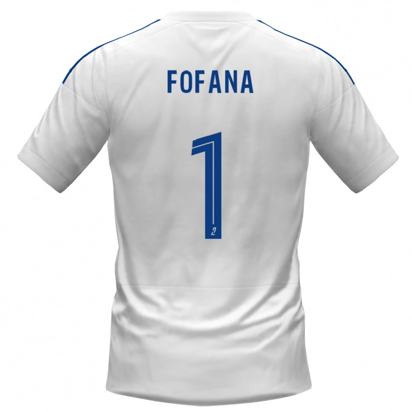 Danxen Criança Camisola Cheik Fofana #1 Branco Azul Alternativa 2025/26 Camisa Brasil
