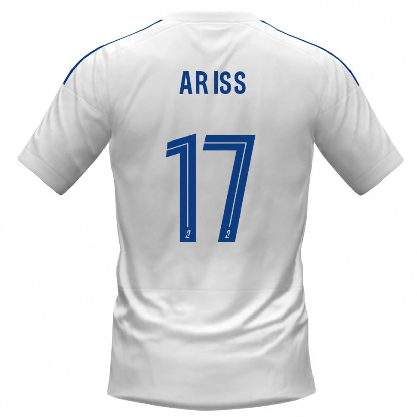 Danxen Criança Camisola Zakaria Ariss #17 Branco Azul Alternativa 2025/26 Camisa Brasil