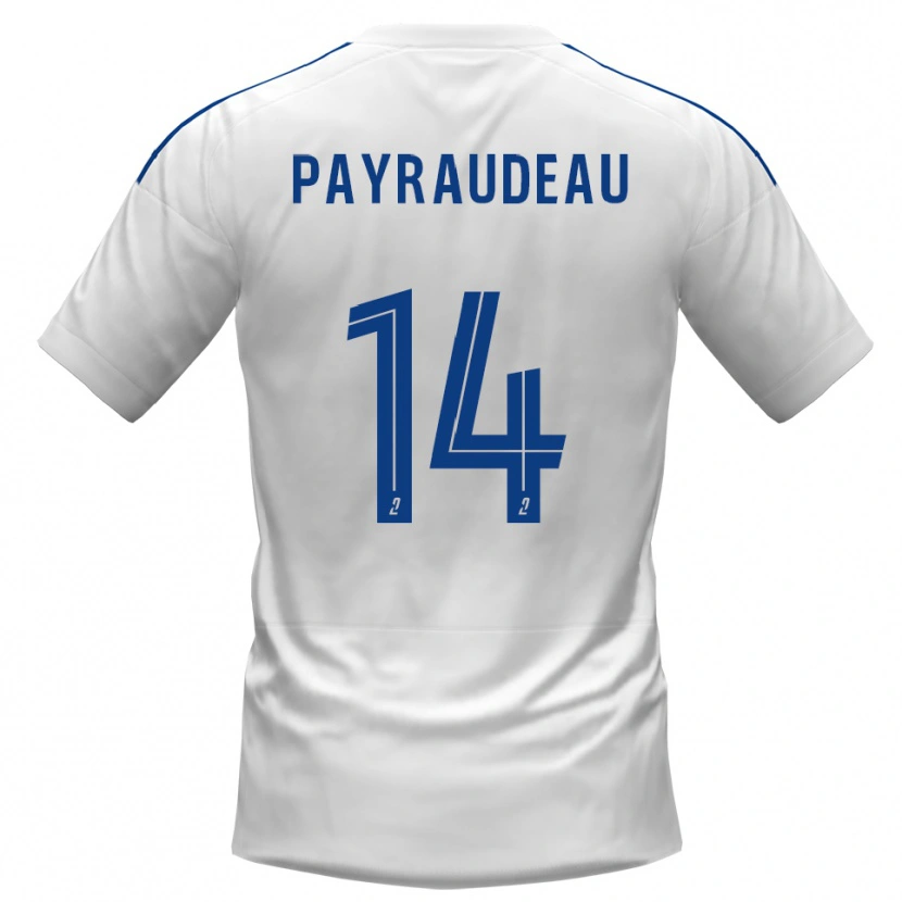 Danxen Criança Camisola Leny Payraudeau #14 Branco Azul Alternativa 2025/26 Camisa Brasil