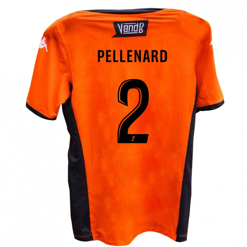 Danxen Criança Camisola Théo Pellenard #2 Branco Preto Alternativa 2025/26 Camisa Brasil