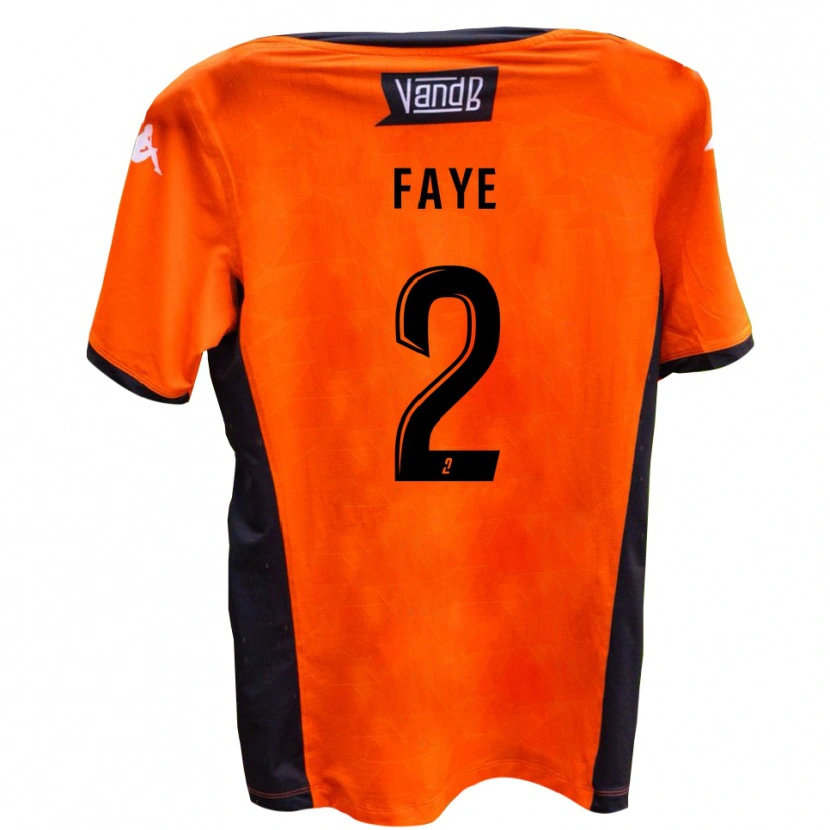 Danxen Criança Camisola Bilal Faye #2 Branco Preto Alternativa 2025/26 Camisa Brasil