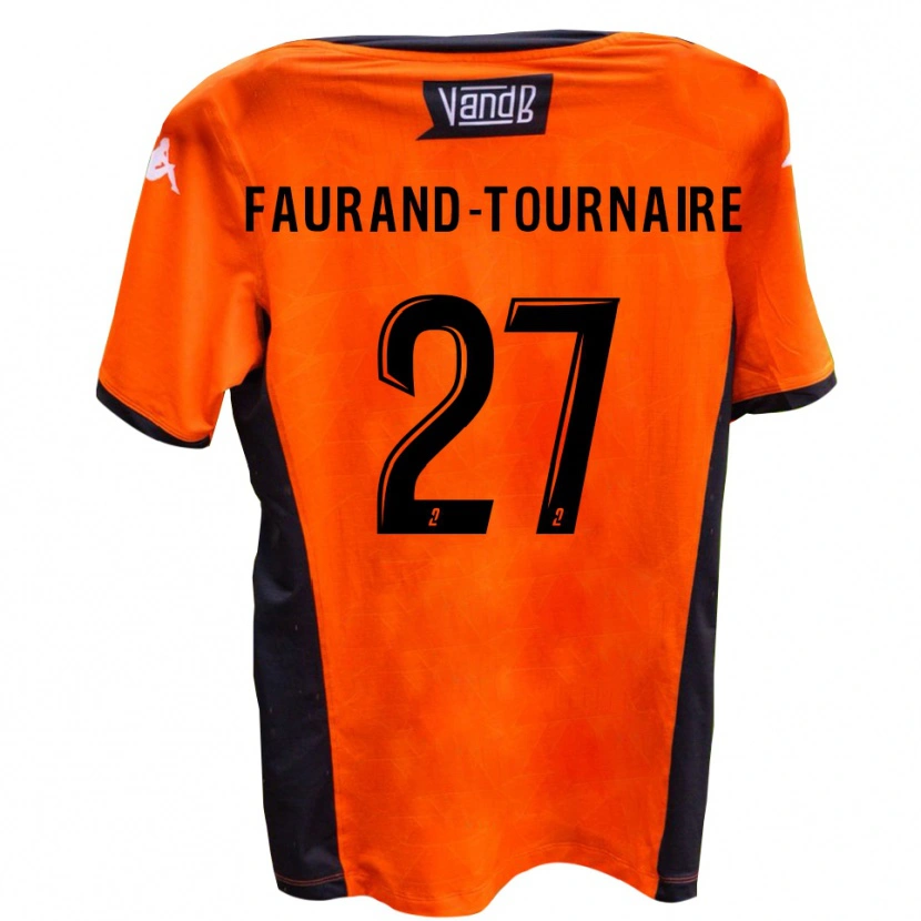 Danxen Criança Camisola Aymeric Faurand-Tournaire #27 Branco Preto Alternativa 2025/26 Camisa Brasil