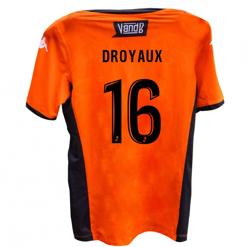 Danxen Criança Camisola Lucas Droyaux #16 Branco Preto Alternativa 2025/26 Camisa Brasil