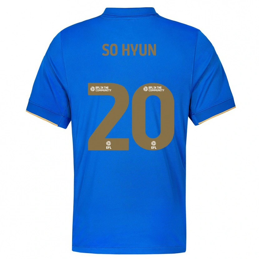 Danxen Homem Camisola Cho So-Hyun #20 Azul Dourado Principal 2025/26 Camisa Brasil