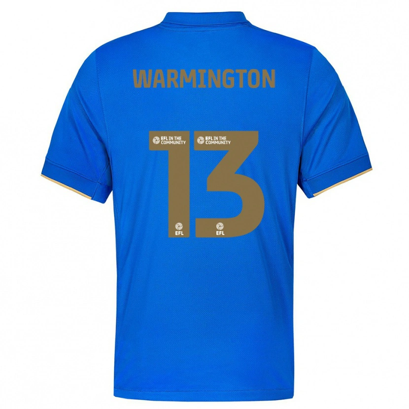 Danxen Homem Camisola Tyrese Warmington #13 Azul Dourado Principal 2025/26 Camisa Brasil
