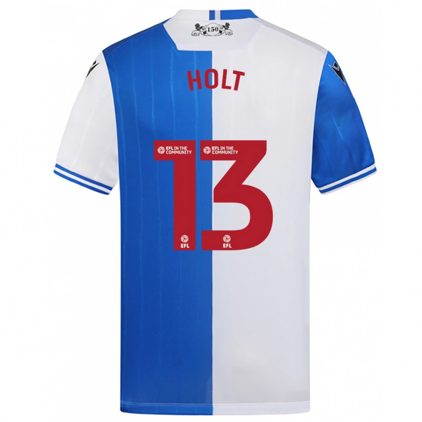 Danxen Homem Camisola Harry Holt #13 Azul Branco Principal 2025/26 Camisa Brasil
